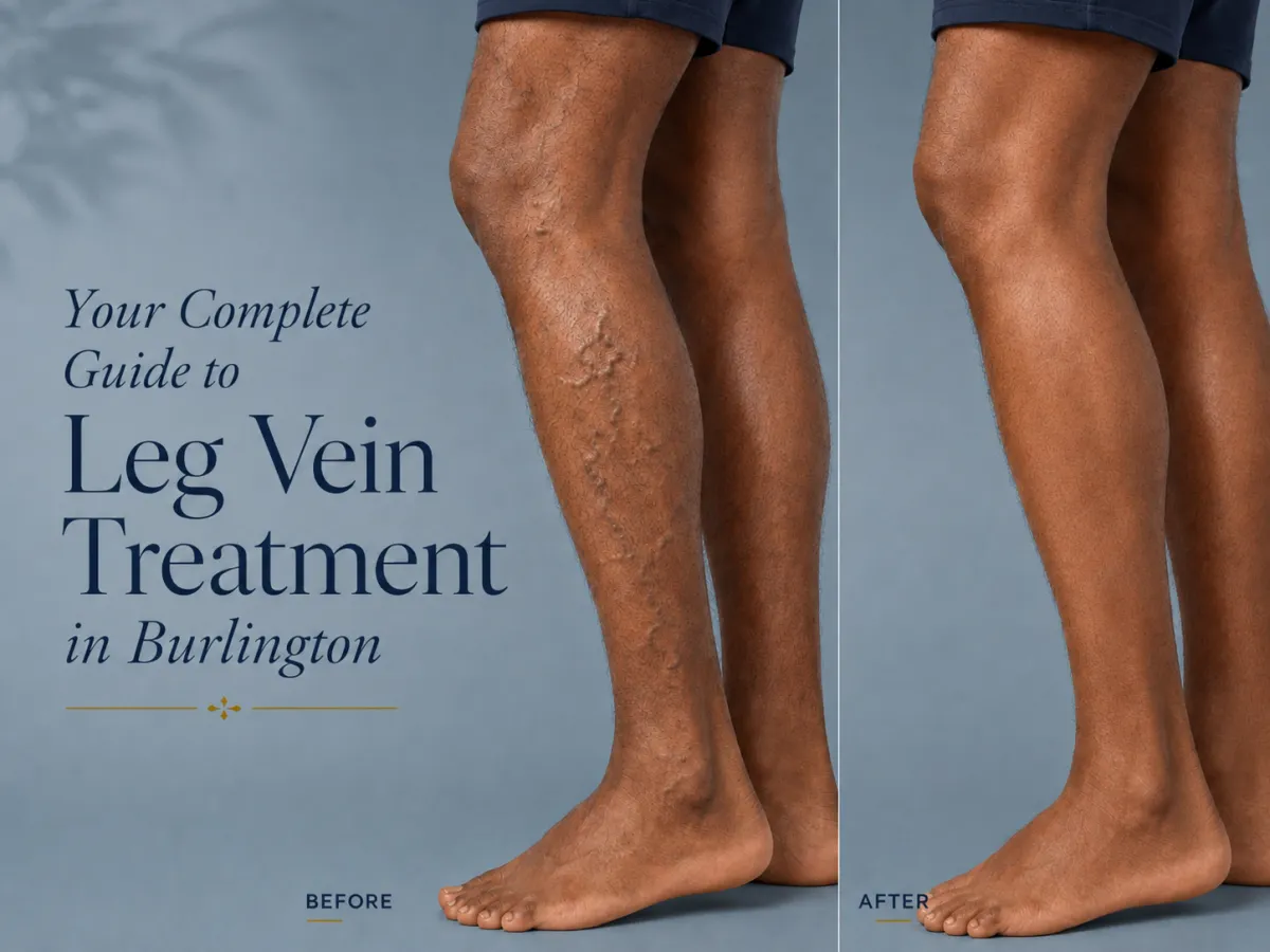 Before and After a Leg Vein Treatment